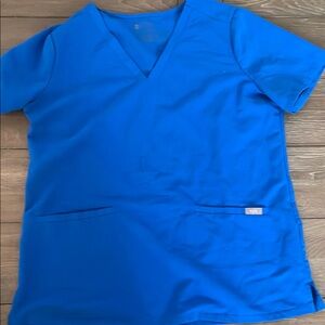 Blue Scrub Top